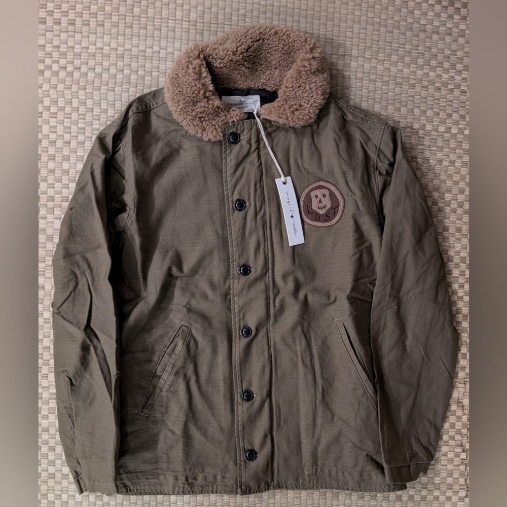 NWT Imogene + Willie Stitched "Lost" Deck Jacket Men's Size Medium Made in USA
